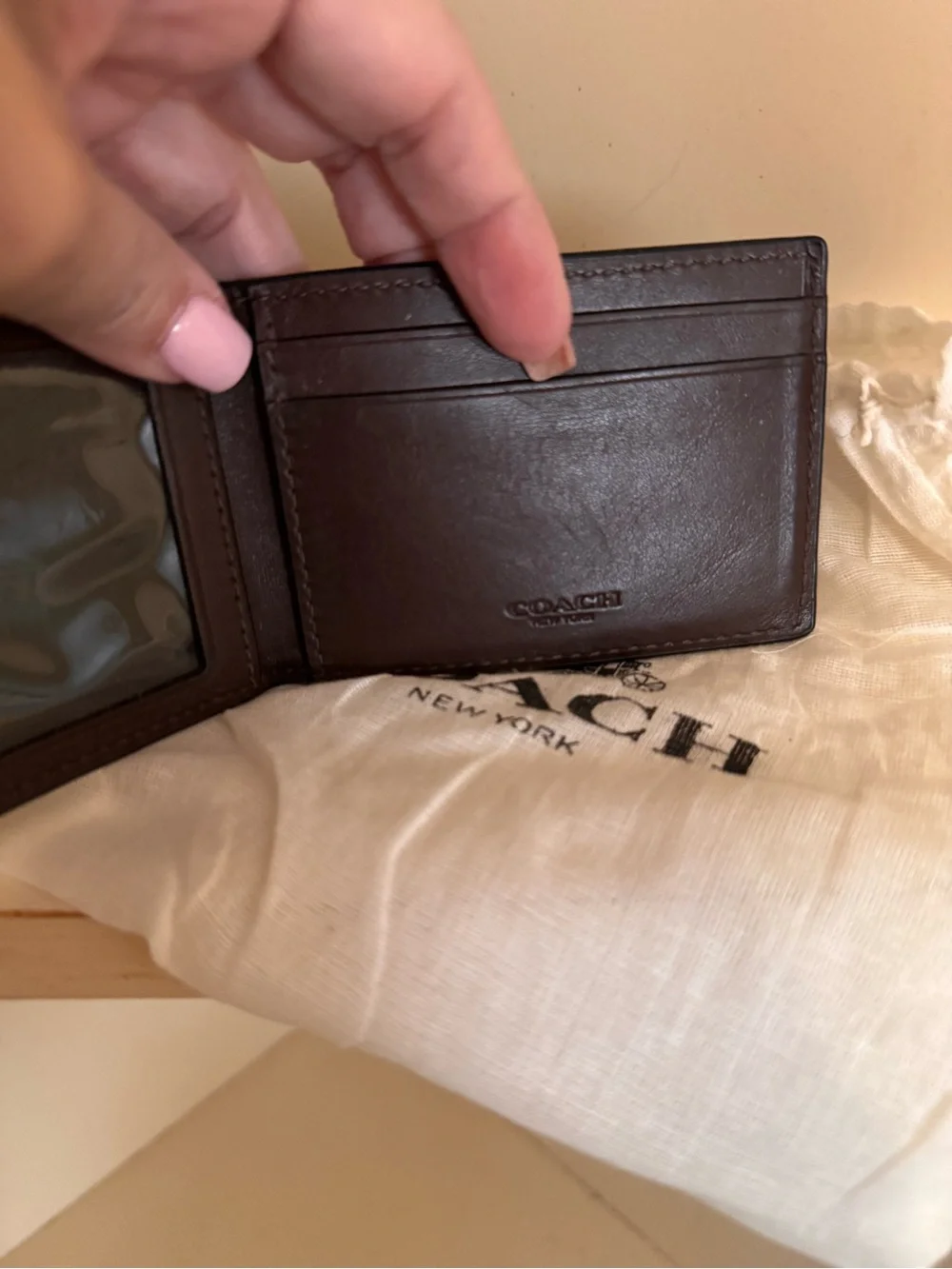 Coach men’s bifold